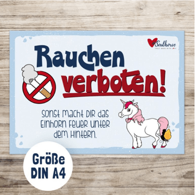 Warnschild “Rauchen”